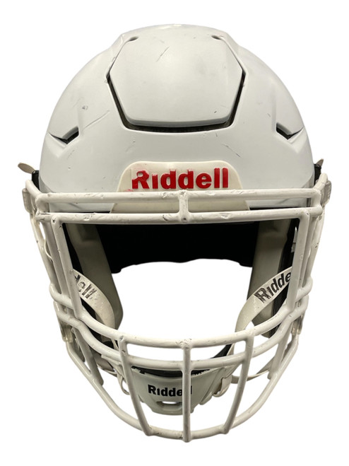 Vist Large View of Product Image Which is Used Riddell RIDDELL SPEEDFLEX MED WHITE HELMET FB Helmet White MD