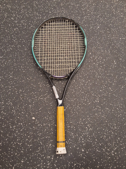 Vist Large View of Product Image Which is Used Wilson SHOCK 3 Adult Tennis Racquet Orange Unknown