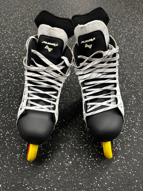 Vist Large View of Product Image Which is Used Alkali Roller Hockey Skates White Senior 8