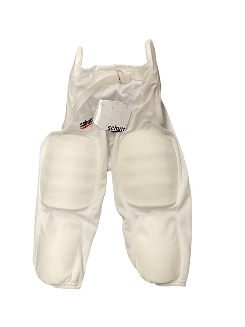 Vist Large View of Product Image Which is Used Schutt Youth FB Integrated Pants White SM