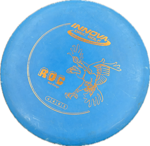 Vist Large View of Product Image Which is Used Innova ROC Disc Golf Mid Range Royal Blue