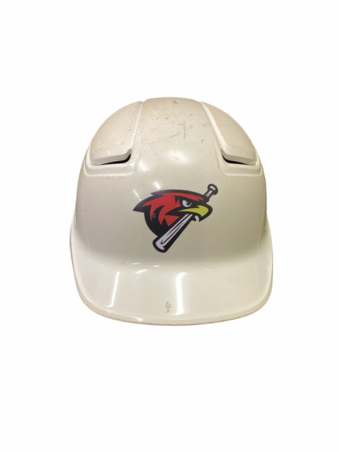 Vist Large View of Product Image Which is Used Easton ALPHA Batting Helmet No Mask White S/M