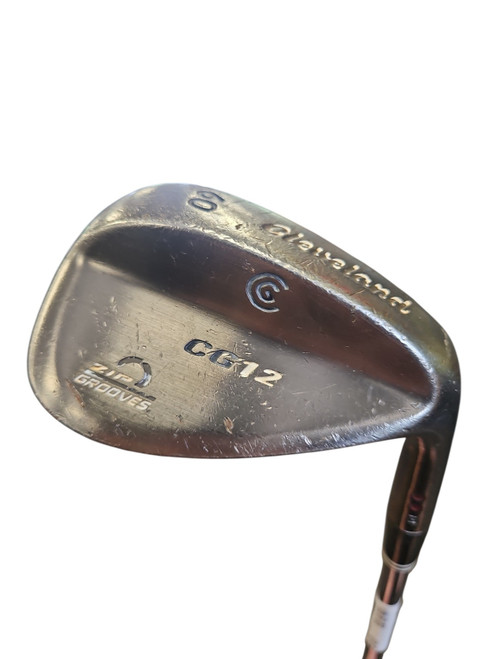 Vist Large View of Product Image Which is Used Cleveland CG12 ZIP GROOVES Golf Wedge Mens RH 60 Degree
