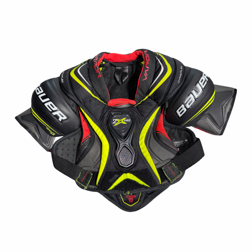 Vist Large View of Product Image Which is Used Bauer 2X PRO Junior Shoulder Pads LG