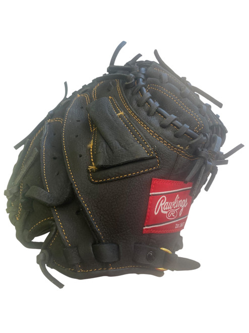 Vist Large View of Product Image Which is Used Rawlings RENEGADE BB/SB Catchers RH Throw Black 31 1/2"