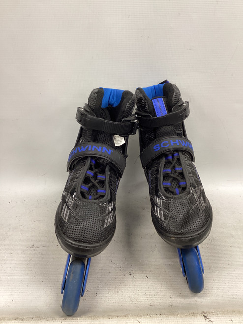 Vist Large View of Product Image Which is Used Schwinn INLINE ROLLER BLADES Senior Rec Fitness Skates Black Senior 8