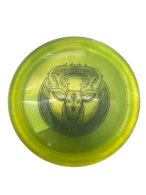 Vist Large View of Product Image Which is Used THERMAL VELOCITY QUARTZ CERVINI Disc Golf Driver Yellow