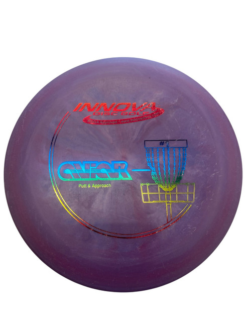Vist Large View of Product Image Which is Used Innova AVIAR Disc Golf Putter Purple