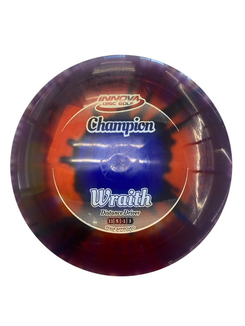 Vist Large View of Product Image Which is Used Innova WRAITH Disc Golf Driver Purple