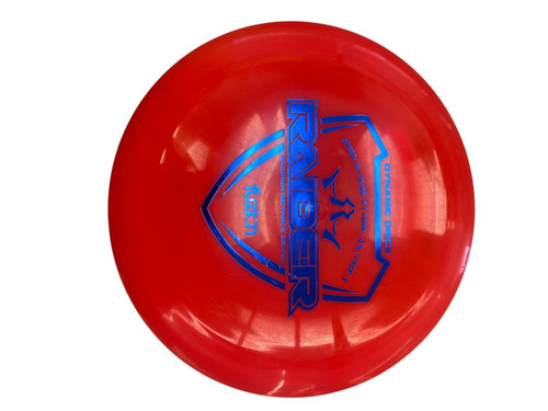Vist Large View of Product Image Which is Used Dynamic Discs RAIDER Disc Golf Driver Red