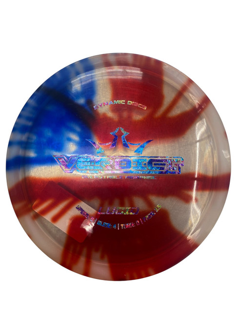 Vist Large View of Product Image Which is Used Dynamic Discs VERDIGE Disc Golf Mid Range Red