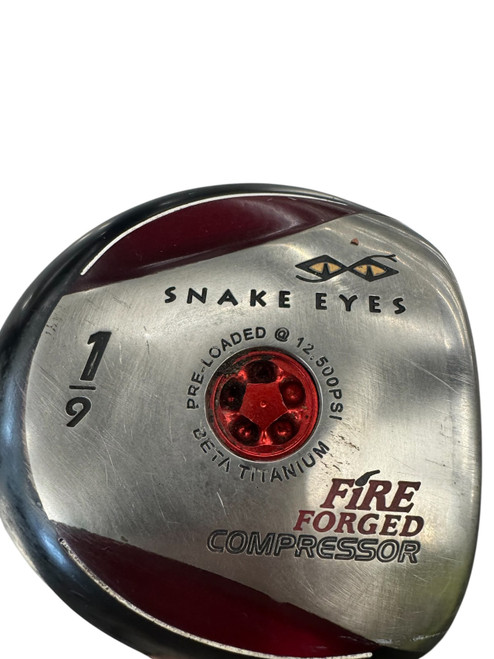 Vist Large View of Product Image Which is Used Snake Eyes FIRE FORGED COMPRESSOR Mens Driver RH 9.0 Degree