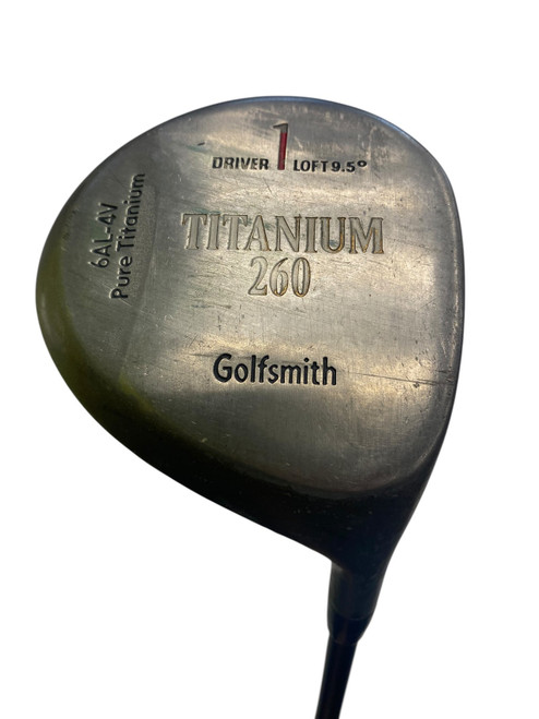 Vist Large View of Product Image Which is Used Golfsmith TITANIUM 260 Mens Driver RH 9.5 Degree