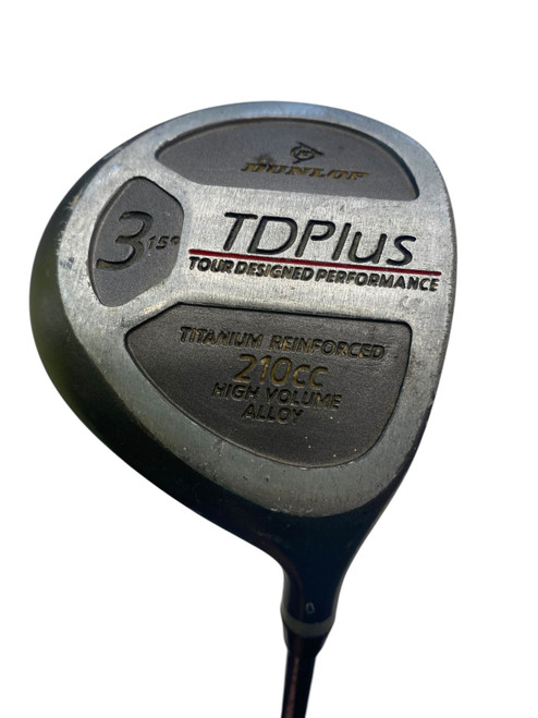 Vist Large View of Product Image Which is Used Dunlop TD PLUS Mens Fairway Wood RH 3 Wood