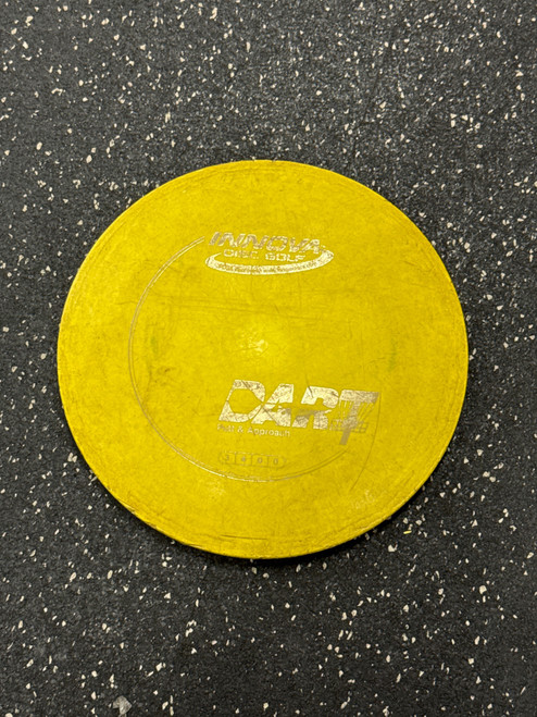 Vist Large View of Product Image Which is Used Innova DX DART Disc Golf Putter Yellow