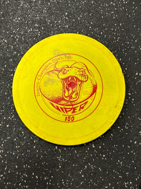 Vist Large View of Product Image Which is Used Innova DX VIPER CLASS 150 Disc Golf Driver Yellow