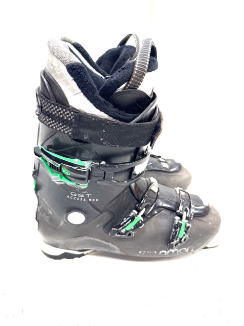 Vist Large View of Product Image Which is Used Salomon QST80 Mens DH Ski Boot Grey 305 MP - M12.5