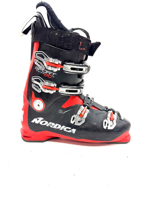 Vist Large View of Product Image Which is Used Nordica SPORT MACHINE 90 Mens DH Ski Boot Red 305 MP - M12.5