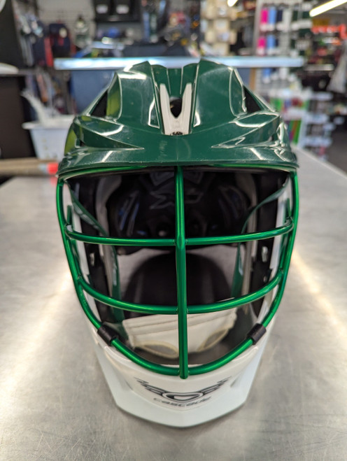 Vist Large View of Product Image Which is Used Cascade XRS LAX HELMET Lacrosse Helmet Green S/M