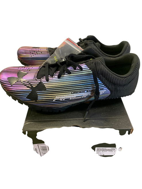 Vist Large View of Product Image Which is New Under Armour Track & Field Cleats Adult Black Senior 11