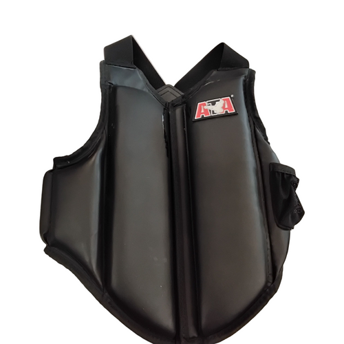 Vist Large View of Product Image Which is Used Martial Arts Chest Guard Black Junior