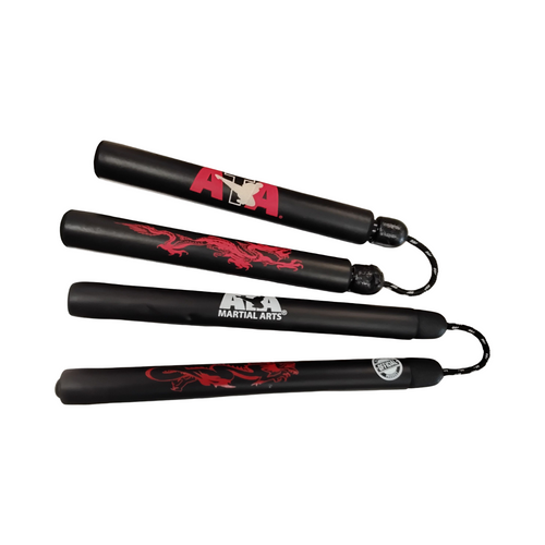 Vist Large View of Product Image Which is Used ATA NUNCHUCKS Martial Arts Nunchuck Black