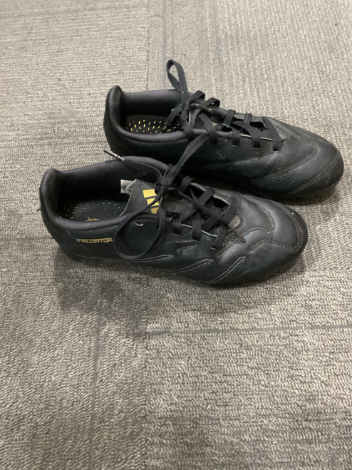 Vist Large View of Product Image Which is Used Adidas Soccer Cleats Black Junior 03.5