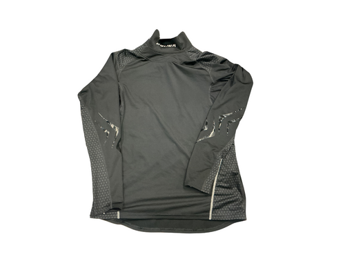 Vist Large View of Product Image Which is Used Bauer NECK GUARD SHIRT Hockey Tops Senior Black SM