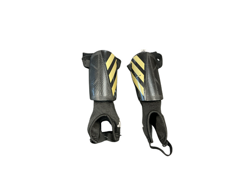 Vist Large View of Product Image Which is Used Adidas TIRO Soccer Shin Guards Junior Black MD