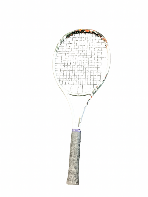 Vist Large View of Product Image Which is Used Tecnifibre TF40 305G Adult Tennis Racquet White 4 1/4"