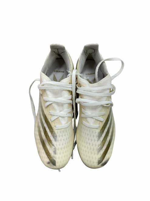 Vist Large View of Product Image Which is Used Adidas Soccer Cleats White Junior 04.5