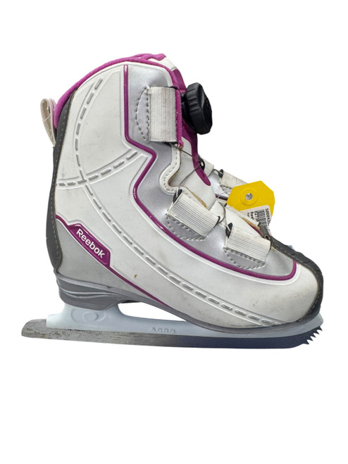 Vist Large View of Product Image Which is Used Reebok BOA GIRL Girls Softboot Skate White Youth 13.0