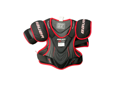 Vist Large View of Product Image Which is Used Bauer VAPOR X700 Senior Shoulder Pads SM