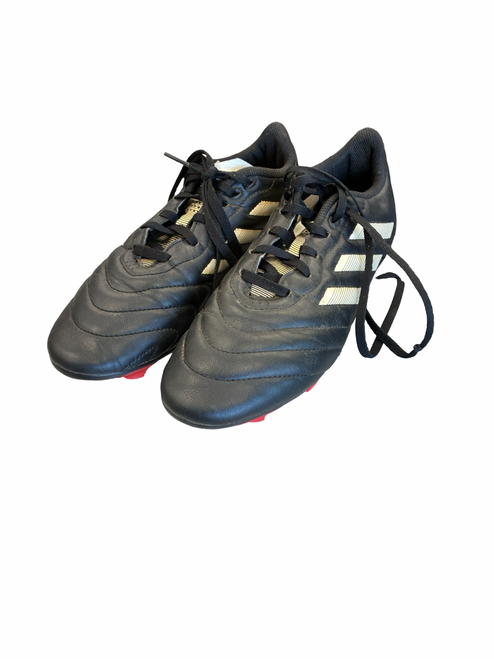 Vist Large View of Product Image Which is Used Adidas Soccer Cleats Black Senior 7.5