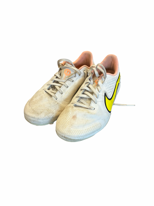 Vist Large View of Product Image Which is Used Nike Soccer Cleats White Senior 5