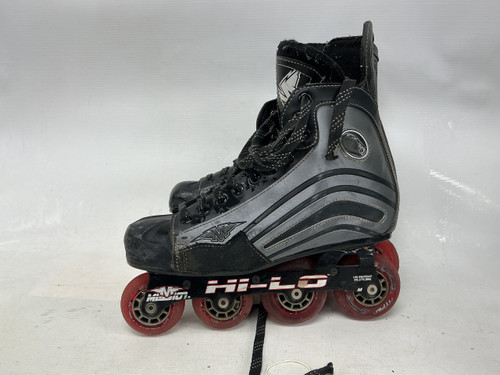 Vist Large View of Product Image Which is Used Mission MISSION HE150 Senior Roller Quad Skates Grey Senior 10