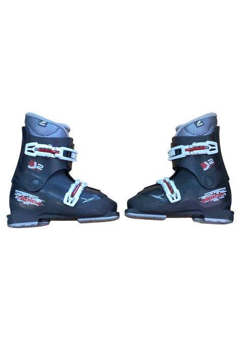 Vist Large View of Product Image Which is Used Alpina J2 Boys DH Ski Boot Black 205 MP - J01