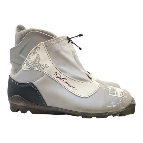 Vist Large View of Product Image Which is Used Salomon Womens SNS XC Ski Boots Grey M 08 / W 08.5-09