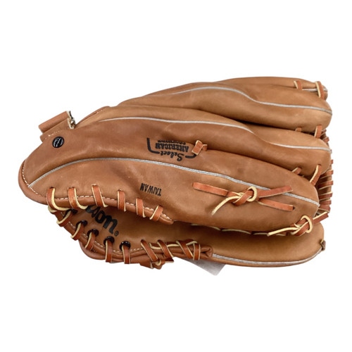 Vist Large View of Product Image Which is Used Wilson A2332 BB/SB Glove LH Throw Brown 12"