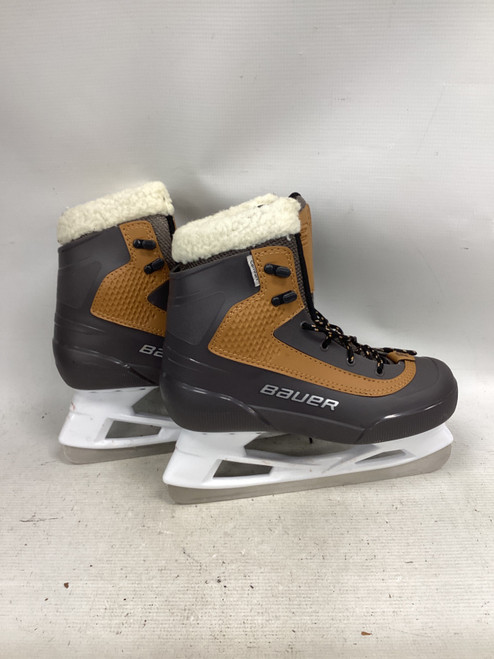 Vist Large View of Product Image Which is Used Bauer WHISTLER Womens Softboot Skate Grey Senior 6