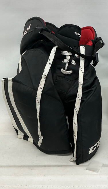 Vist Large View of Product Image Which is Used CCM RBZ 30LE Junior Pant Black And White MD