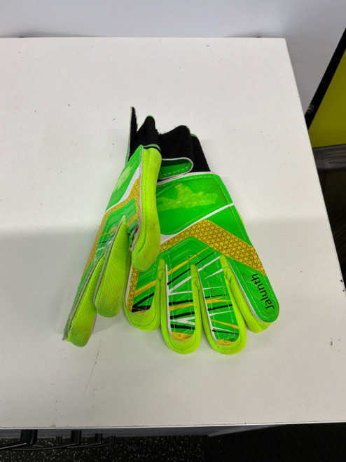 Vist Large View of Product Image Which is Used JALUNTH SOCCER GOALIE GLOVES Soccer Goalie Gloves Green 3