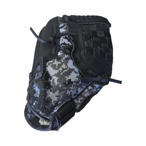 Vist Large View of Product Image Which is Used Adidas EAZY CLOSE GLOVE 11.5 IN LHT BB/SB Glove LH Throw Black 11 1/2"