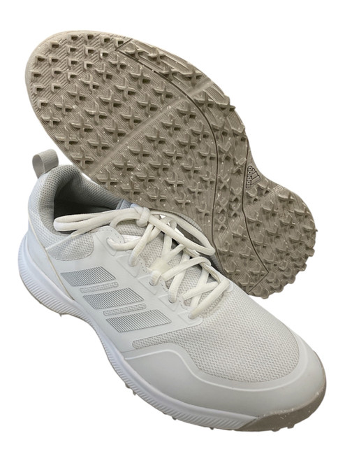 Vist Large View of Product Image Which is Used Adidas Womens Golf Shoes White Senior 7.5