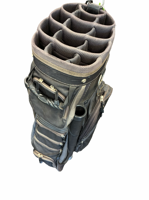 Vist Large View of Product Image Which is Used STELLAR 14 WAY CART BAG Mens Cart Bag Black