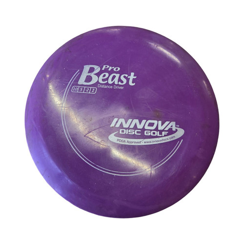 Vist Large View of Product Image Which is Used Innova PRO BEAST Disc Golf Driver Purple