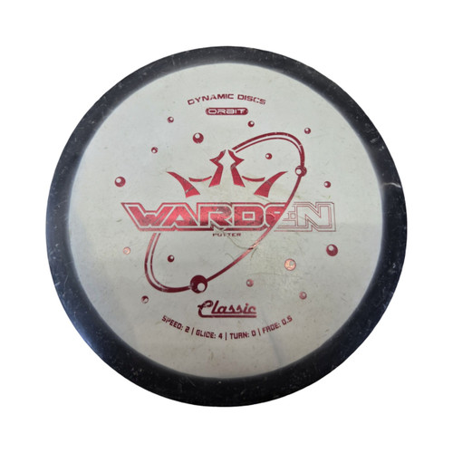 Vist Large View of Product Image Which is Used Dynamic Discs WARDEN CLASSIC Disc Golf Putter White