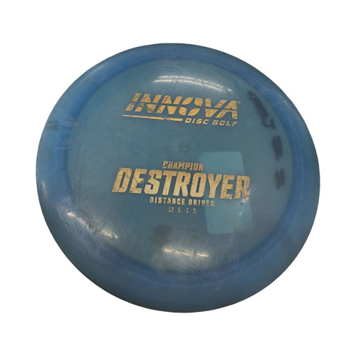 Vist Large View of Product Image Which is Used Innova CHAMPION DESTROYER Disc Golf Driver Royal Blue