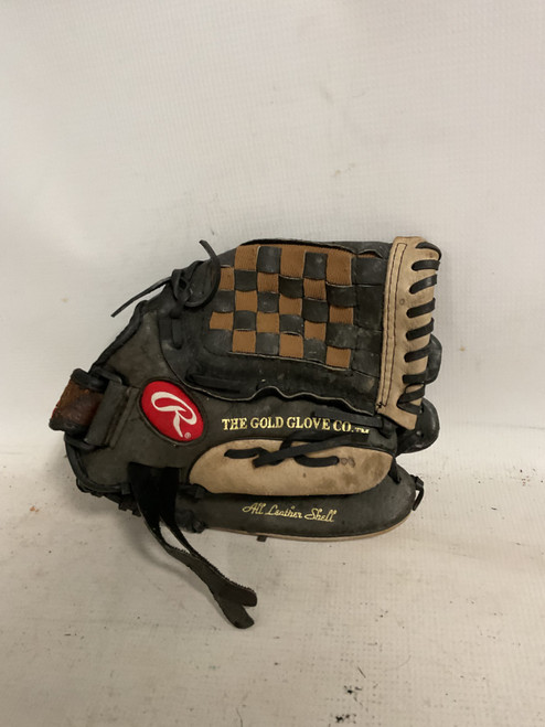 Vist Large View of Product Image Which is Used Rawlings RENEGADE BB/SB Glove RH Throw Black 11 1/2"