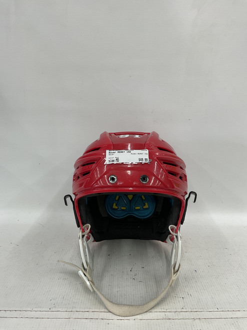 Vist Large View of Product Image Which is Used Bauer REAKT 150 Hockey Helmet Only Red MD